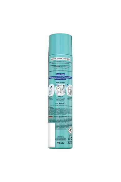 L'Oreal Paris Sampon uscat  Magic Shampoo Fresh Crush, 200 ml Femei