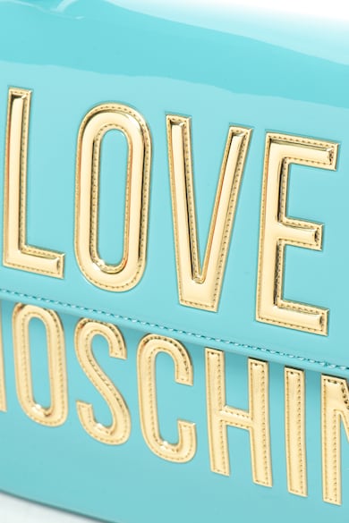 Love Moschino Keresztpántos táska lakkozott hatással női
