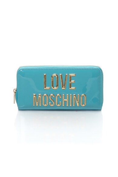 Love Moschino Portofel lacuit, cu fermoar Femei