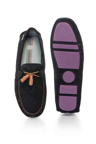 Ted Baker Pantofi loafer din piele intoarsa Barbati