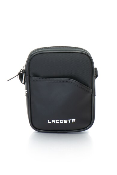 Lacoste Geanta crossbody de piele sintetica cu logo Barbati