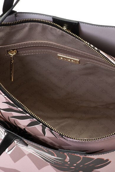 Versace Jeans Geanta shopper cu imprimeu vegetal si geanta de umar interioara Femei