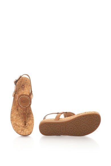 UGG Sandale de piele cu bareta separatoare Ayden Femei