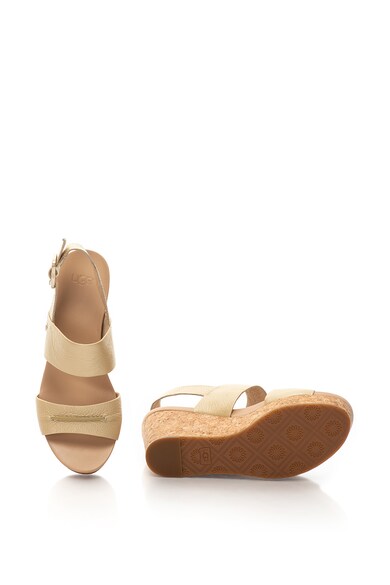 UGG Sandale wedge de piele Elena Femei