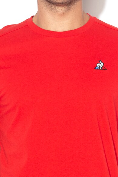 Le Coq Sportif Памучна тениска с бродирано лого Мъже