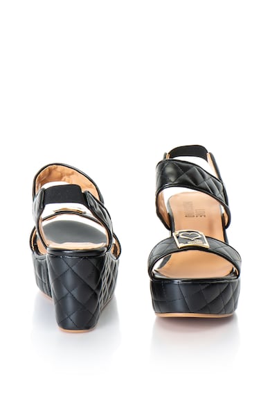 Love Moschino Sandale cu platforma, de piele sintetica, cu aspect matlasat Femei