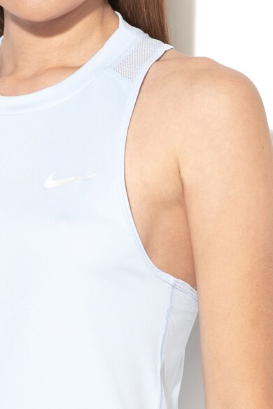 Nike Top standard fit cu spate decupat si plasa pe partea in spate, pentru alergare Femei