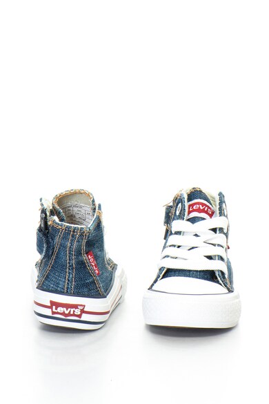 Levi's Kids Tenisi mid-high cu aspect de denim Trucker Baieti