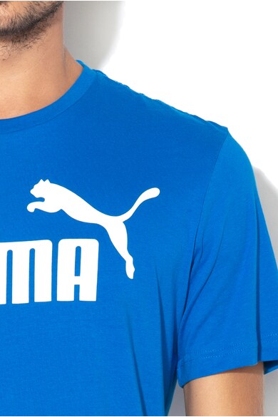 Puma Tricou cu decolteu la baza gatului si imprimeu logo Essentials Barbati