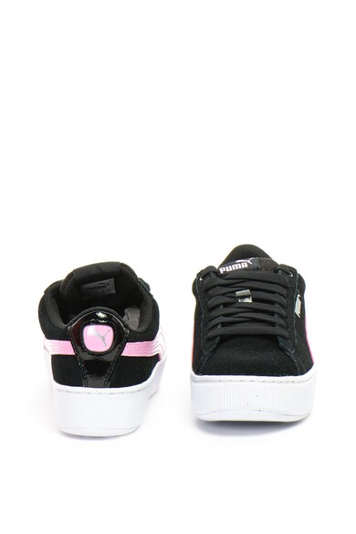 Puma Pantofi sport flatform de piele intoarsa Vikky Fete