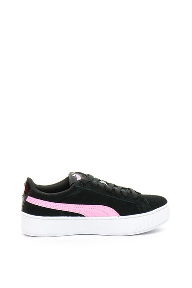 Puma Pantofi sport flatform de piele intoarsa Vikky Fete