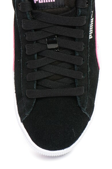 Puma Pantofi sport flatform de piele intoarsa Vikky Fete