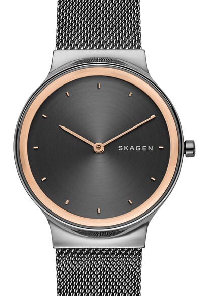 Skagen Ceas cu bratara metalica cu model plasa Freja Femei