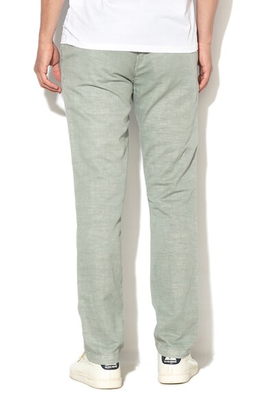 Scotch & Soda Pantaloni chino din amestec de in cu snur Warren Barbati