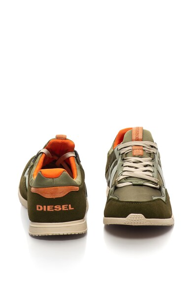 Diesel Furry sneakers cipő nyersbőr részletekkel férfi