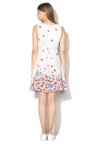 Pepe Jeans London Rochie cu croiala in A si model floral Alba Femei