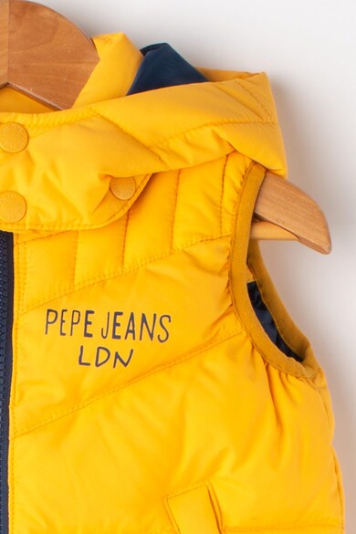 Pepe Jeans London Malcom JR pihével bélelt kapucnis mellény Fiú