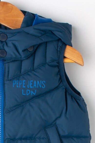 Pepe Jeans London Malcom JR pihével bélelt kapucnis mellény Fiú