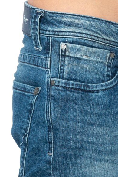 Pepe Jeans London Дънки Cash със стандартна кройка и захабен ефект Мъже