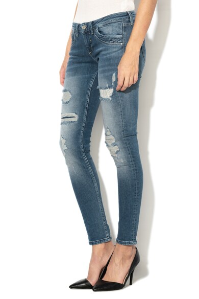 Pepe Jeans London Blugi skinny cu aspect deteriorat Ripple Femei