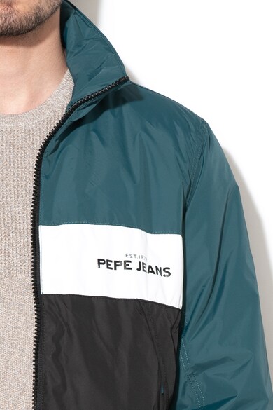 Pepe Jeans London Яке Savage с цип и десен на цветен блок Мъже