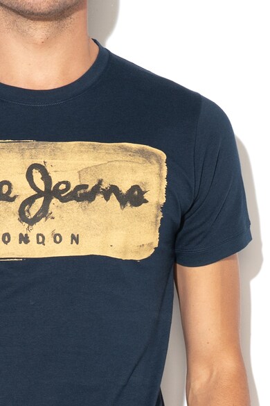 Pepe Jeans London Tricou slim fit cu imprimeu logo Charing Barbati