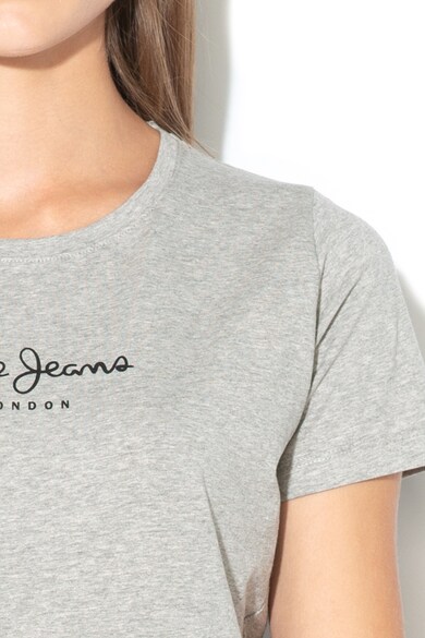 Pepe Jeans London Tricou cu imprimeu logo New Virginia Femei