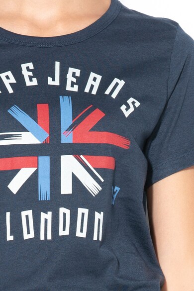 Pepe Jeans London Tricou cu imprimeu logo Salma Femei