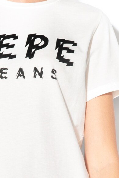 Pepe Jeans London Tricou cu imprimeu logo Minerva Femei