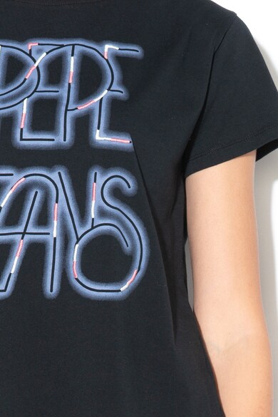 Pepe Jeans London Tricou cu imprimeu logo Penelope Femei