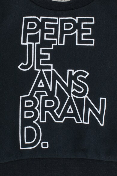 Pepe Jeans London Bluza sport cu imprimeu logo Liam Baieti