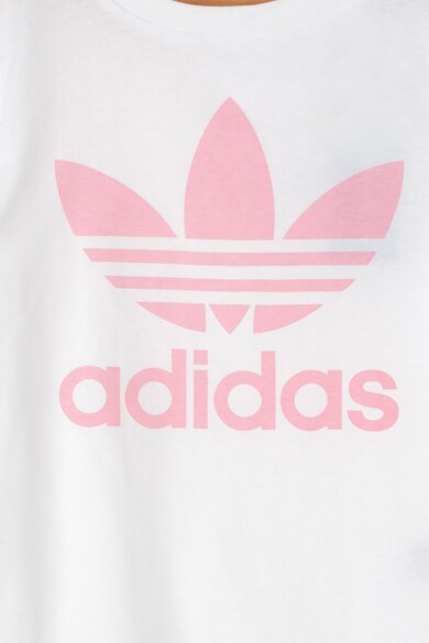 adidas Originals Памучна тениска с лого Момичета