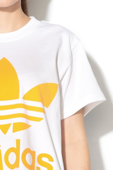 adidas Originals Tricou cu imprimeu logo Big Trefoil Femei