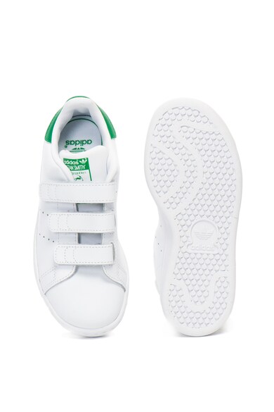 adidas Originals Stan Smith bőrcipő dekoratív részletekkel Lány