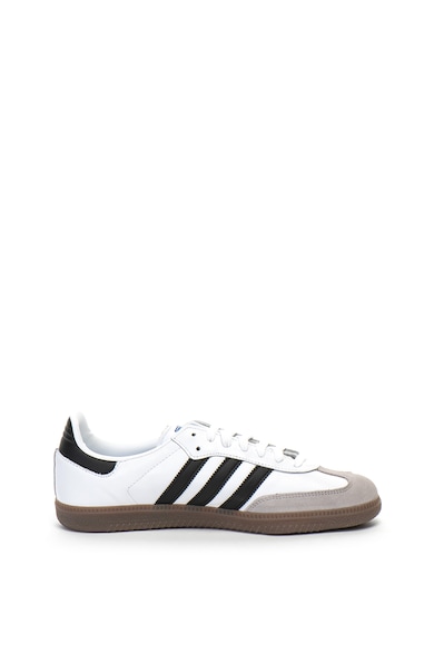 adidas Originals Pantofi sport de piele si piele intoarsa Samba Barbati