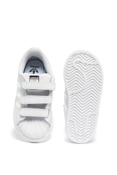 adidas Originals Pantofi sport cu imprimeu logo Superstar Fete