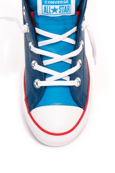 Converse Tenisi mid-hi de piele Chuck Taylor All Star Street Baieti