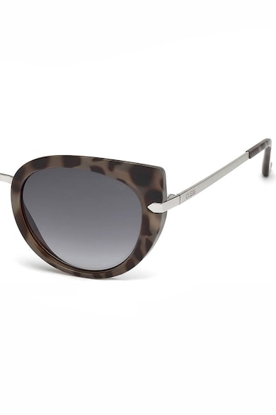 Guess Ochelari de soare cat eye cu rama cu animal print Femei