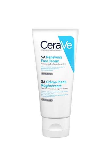 CeraVe Crema reparatoare pentru picioare  cu ceramide si acid salicilic, pentru piele foarte uscata si aspra, 88 ml Femei