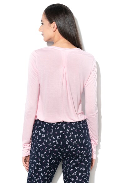 ESPRIT Bodywear Flory pizsamafelső csillámló szövegmintával női