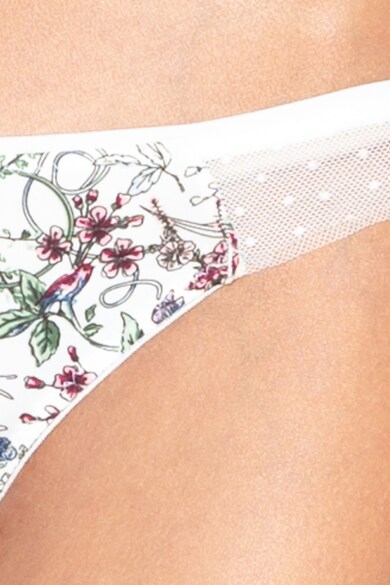 ESPRIT Bodywear Chiloti tanga cu imprimeu floral Casey Femei