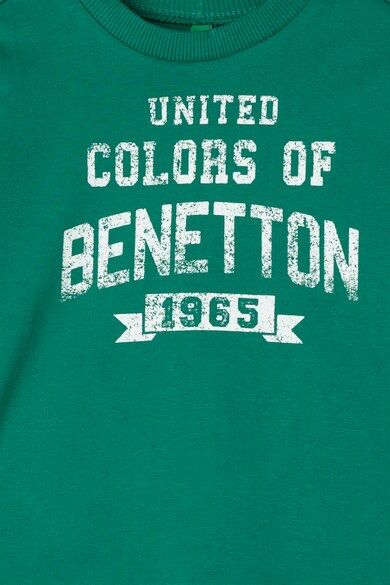 United Colors of Benetton Bluza cu imprimeu logo Baieti