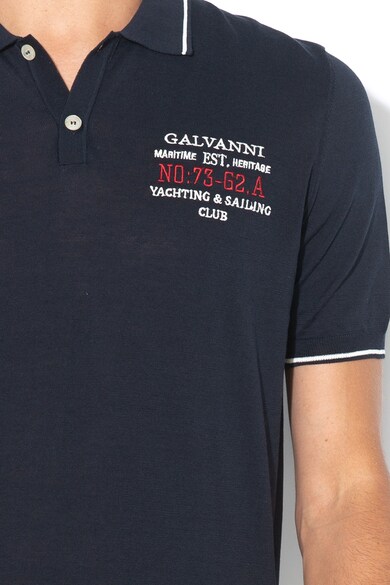 Galvanni Tricou polo cu logo brodat Hooper Barbati