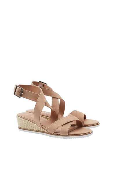 NEXT Sandale wedge tip espadrille de piele Femei