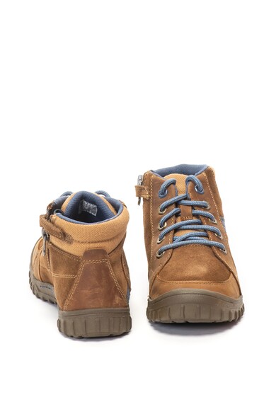 Timberland Ghete de piele si piele intoarsa, cu garnituri de panza Baieti