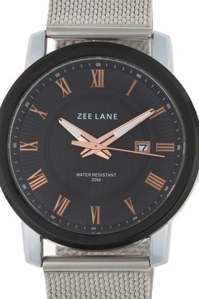 Zee Lane Овален часовник с мрежеста гривна Мъже