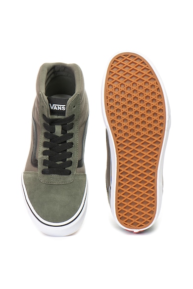 Vans Tenisi mid-high din material textil si piele intoarsa Ward Barbati