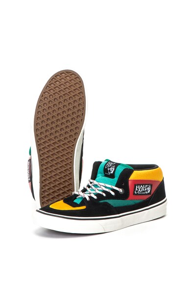 Vans Pantofi sport de piele intoarsa si plasa Half Cab Barbati