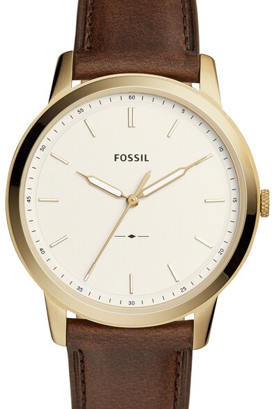 Fossil Часовници The Minimalist с кожена каишка Мъже