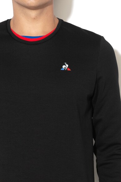 Le Coq Sportif Bluza sport cu decolteu la baza gatului si broderie logo Barbati